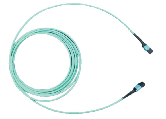 Single Mode Fiber Optic MPO 24 Fiber MPO Connectors 100Gbps Protocols