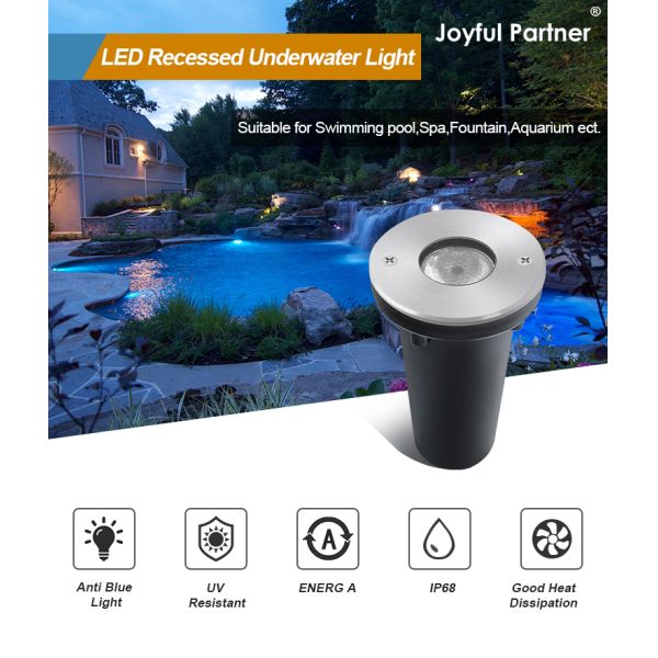 High Quality Mini Size Outdoors Ip68 Star Light Dc24V Inground Light Suit Led Underwater Light Ip68 for Swimming Pool