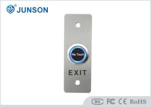China Stainless Steel 2mm Thickness Push Button Exit Switch Touchless on sale