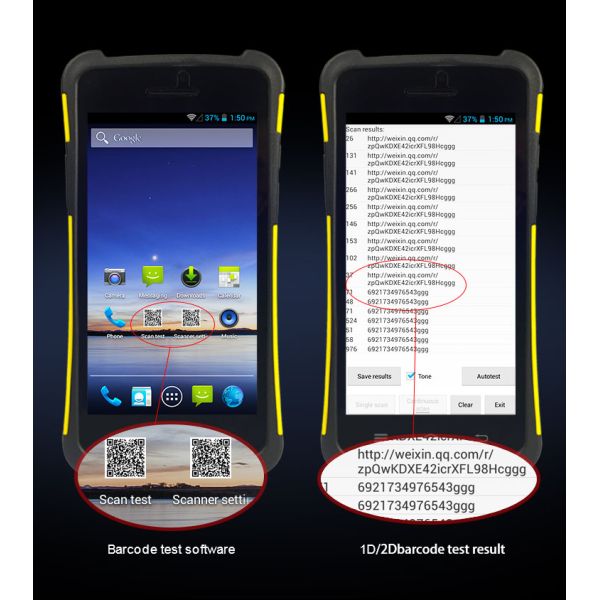 Rakinda S1 Handheld PDA Scanner With Professional Barcode Reader