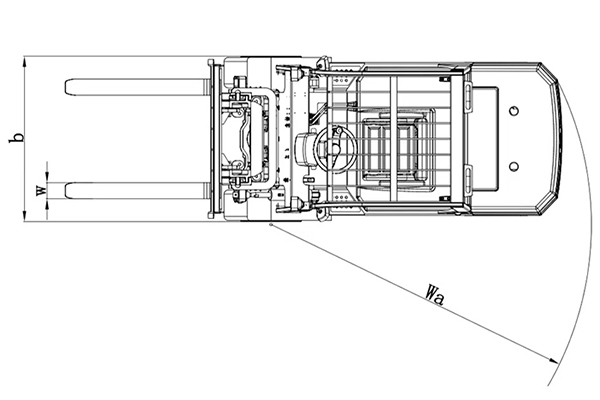 Diesel Forklift T Series 2-4 Tonne 4 Cylinder Light Duty Forklift
