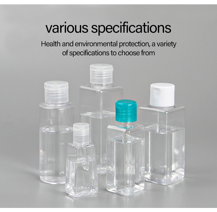 Portable Plastic Sanitizer Bottle 10ML 20ML 30ML hand gel bottle holder
