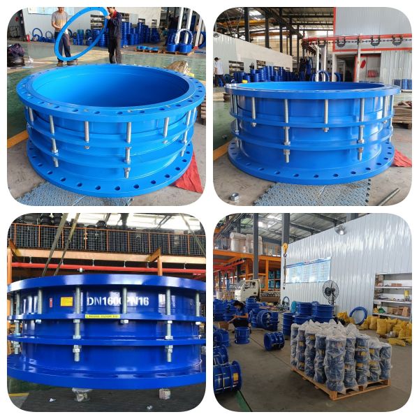 Dn2000 Double Flange Valve Pipe Metal Expansion Joint Limit Disassembly Joint Forged Equal