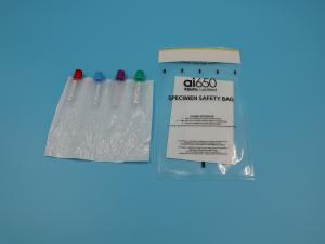 China Plastic Ldpe Ziplock 95kpa Specimen Transport Bag Customized Gravure Printing Feed on sale
