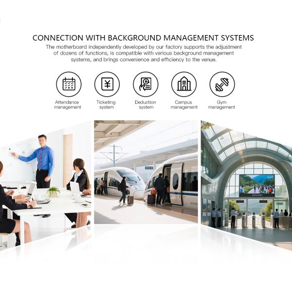 HCW OEM Speed gate Turnstile Installation Stainless Steel Water Proof For Office Building