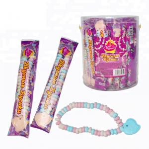 China Colorful Compressed Dextrose Candy Funny Bracelet Shape 22 G 50 Pieces 8 Jars wholesale