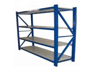 China 4 Tier Medium Duty Storage Racks Corrosion Protection Powder Coating Finishing wholesale