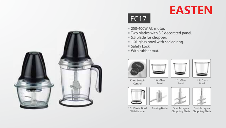 Easten Electric Appliance Mini Food Chopper EC17/ Meat Chopper/ Mini Meat Grinder