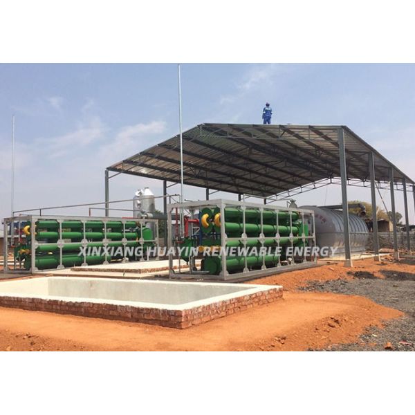 Petrol Oil Pyrolysis Plant Plastic And Tyres Environmental Friendly