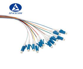 UPC APC Optical Fiber Pigtail , SPACECOM LC Pigtail Single Mode