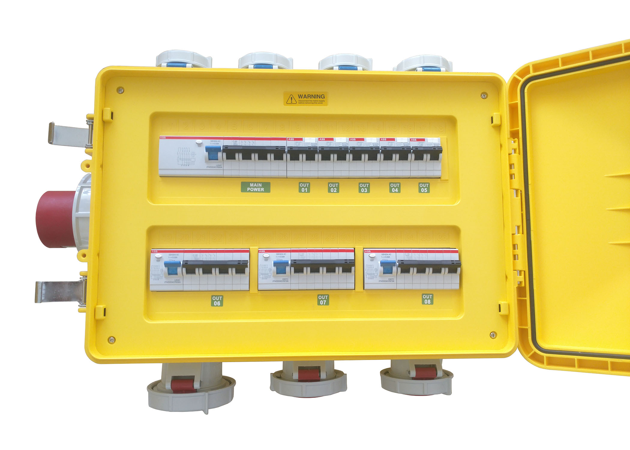 380V Portable Electrical Distribution Box For Welding Machines