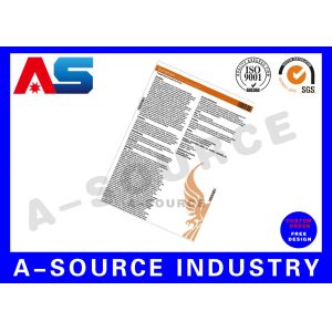 China Pharmaceutical A5 Leaflet Printing Made By Medicine Artwork Paper For Bodybuilding Peptide wholesale
