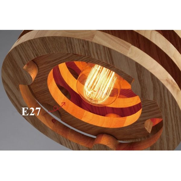 Creative wood Pendant Light Indoor Dining Room Foyer Home Adornment Pendant Light(WH-WP-44)