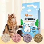 Biodegradable Flushable Tofu Cat Litter Low Dust Pretty Litter Flushable