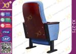 Durable Lecture Hall Seating With Writing Pad / College Retractable Education