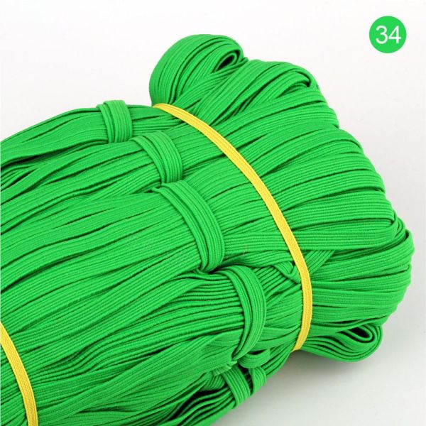 Colorful Round Elastic Cord Polyester Elastic Band For Garment Accessories
