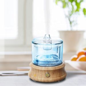 China Solid Wood Glass Essential Oil Ultrasonic Air Humidifier Aroma Diffuser wholesale