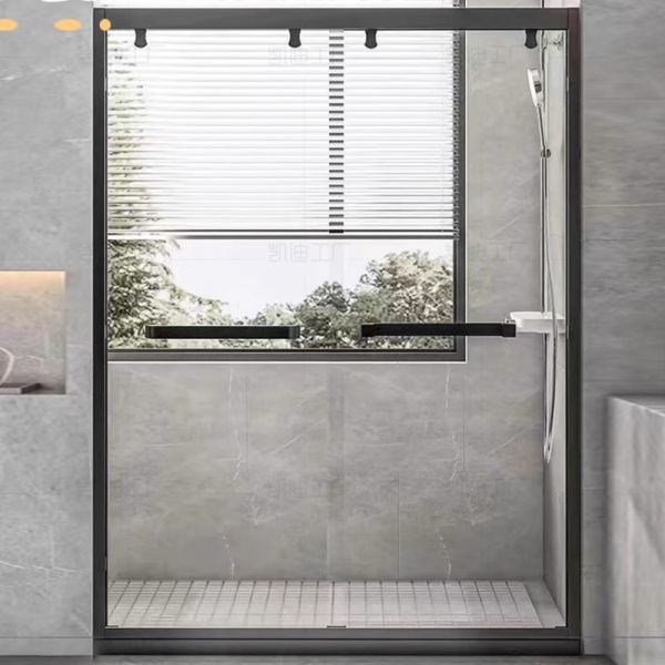 Lightweight Shower Room Accessories Waterproof Sliding Glass Door Clamp Stainless Steel