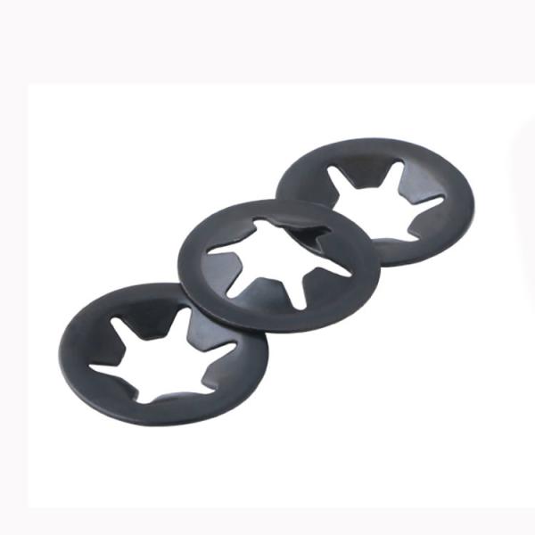 Quality Carbon Steel Club Bearing Clip Ring Star Toothed Lock Washer Retaining Starlock Washer For Shaft for sale