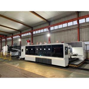 China 7.2mm Flexo Carton Printer Die Cutter Gluer Cardboard Printing Folder Box Forming Linkage Line Machine wholesale