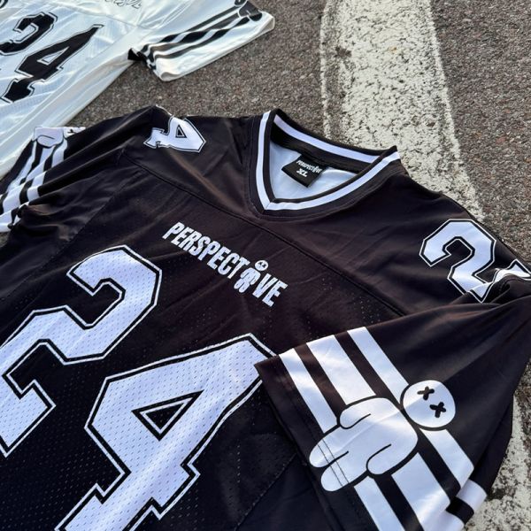 Custom Clothing Manufacturers Screen Printed Mesh Sport Wear Cropped Jersey t Shirt Football Baseball Jersey Shirts for Men