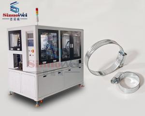 China Adjustable Worm Gear British Type Hose Clamp Machine wholesale