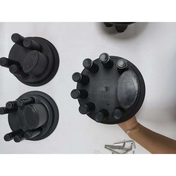 144 Cores Heat Shrink Dome Fiber Optic Splice Closure 1 Oval 4ports Arial Pole Wall Mount
