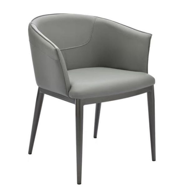 Modern Dining Chairs Steel Dining Chair Home Furniture PU Leather Living Room Chairs