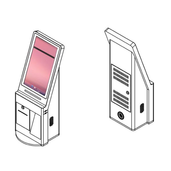 Android Self-Service Interactive LCD Ordering Kiosk for Restaurants and Retail Spaces