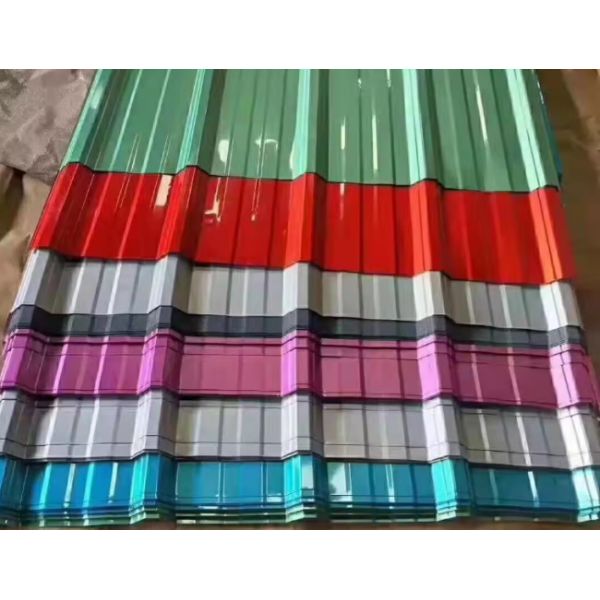 Flower Pattern PPGI Steel Coils Corrugated Roofing Sheet Color Coated GI Sheet