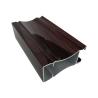 Aluminium Glass Door Profiles , 6063 Customized High Glossy Wood Grain Aluminum Profile Smooth Surface for sale