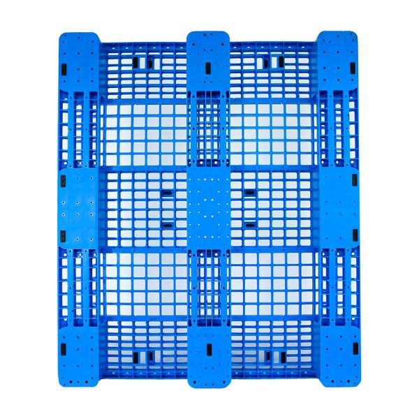 Single Faced Heavy Weight Plastic Pallet 1200x1000mm Customized OEM Solutions Offered