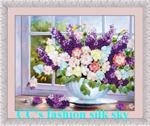China 2017new style,silk embroidery,Needlework,DIY DMC Cross stitch,Sets For Embroidery kits,fl wholesale