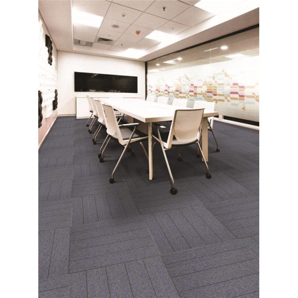 3mm Pile Height Interface Blueprint Carpet Tile / Eco Modular Carpet Tiles