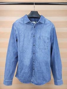 China Mens Slim Style Denim Coat Blue Color Lined Demin Jacket In - Stock Items wholesale