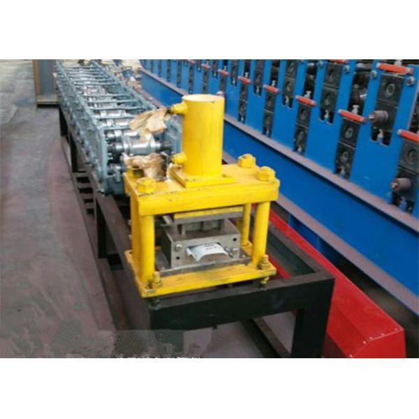 5.5 M Length Roll Shutter Door Forming Machine With 8 - 15m / Min Working Speed