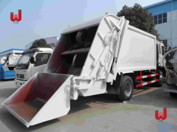 HOWO Rear Load Trash Truck 14CBM Garbage Disposal Trucks