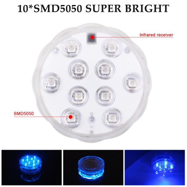 16 Color Submersible LED Lights Aquarium Light