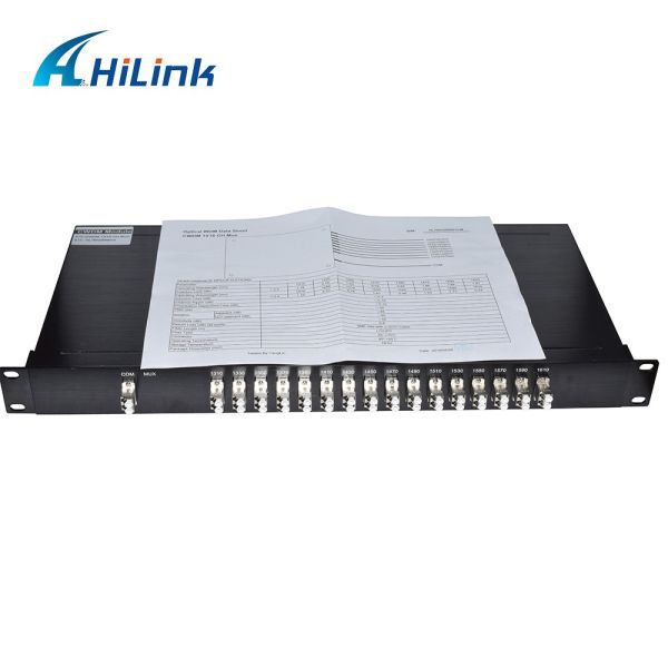Standard Size 1U 19" Rack 16CH Passive CWDM Module 1270-1610nm CWDM Mux Demux