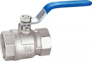 China 1 Inch 2 Inch Brass Ball Valve Wear Resistant With Iron Handle wholesale