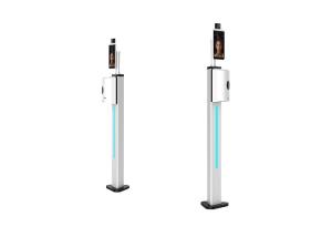 China 0.3m Face Recognition Thermometer automatic hands free soap dispenser wholesale
