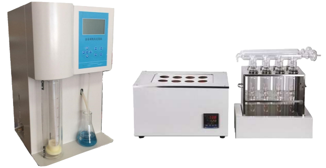 Solid ≤ 6g Semi-Automatic Nitrogen Analyzer Crude Protein 10 Sets Programs ST115BS