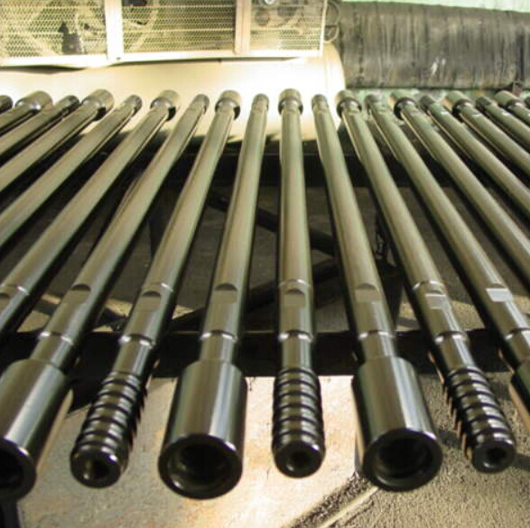 API Approval R25 Drill Shank End Rod , Rock Drill Rod For Tunneling / Mining / Quarrying