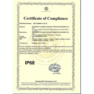 aquaswan water co,.ltd Certifications