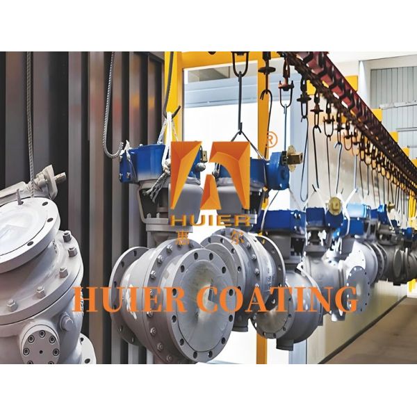 Electric Electrostatic Valve Spray Coating Line Continuous Operation For 5
