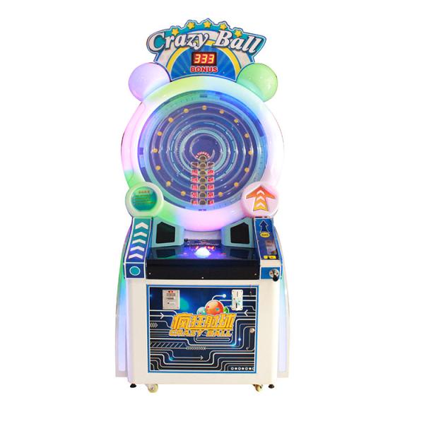 Quality Crazy Ball Coin Operated Arcade Machines , Metal Lottery Game Machine for sale