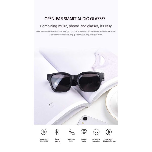 Bluetooth Smart Glasses Android IOS Connect Voice Call UV Protection Glasses