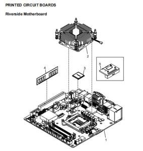 China ATM Spare Parts NCR Riverside Motherboard  445-0752088 on sale
