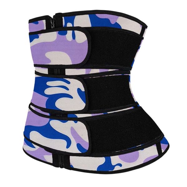 Latex Three Strap Waist Trainer 3XS Curves Waist Trimmer Belt With Zipper