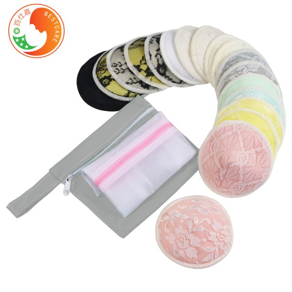 Breathable Washable Breast Pads Anti Bacterial For Lactation Period